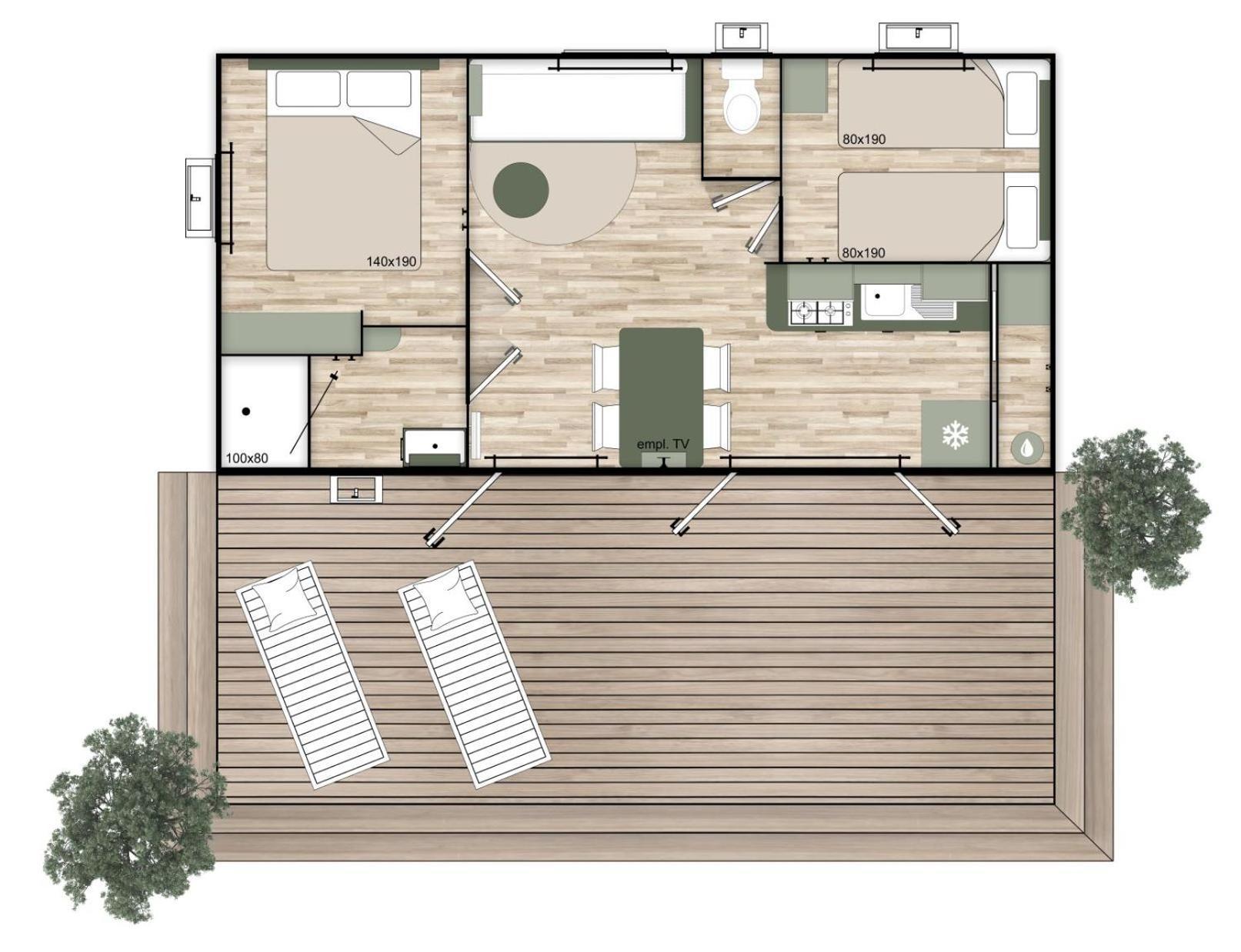Camping Le Clos De Balleroy Bagian luar foto